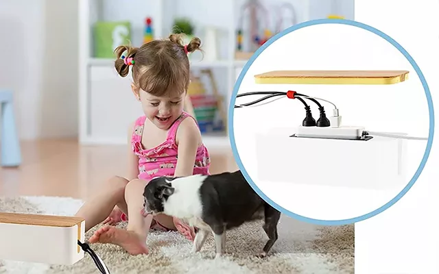 Norvo | Ledning Organiser Boks for Ryddig Kabelhåndtering