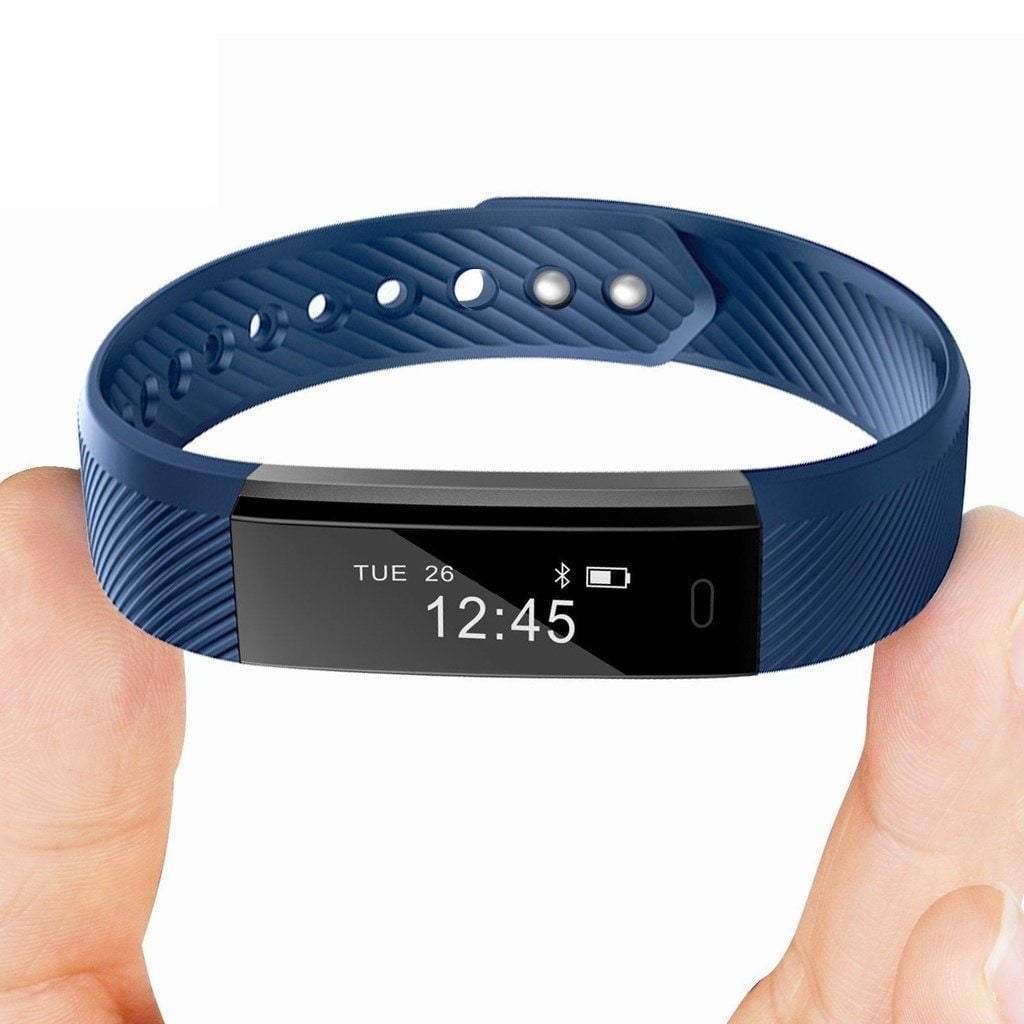 Norvo | Fitness Tracker Smart Bracelet ID115 Bluetooth Selvtimer Smartklokke Tracker