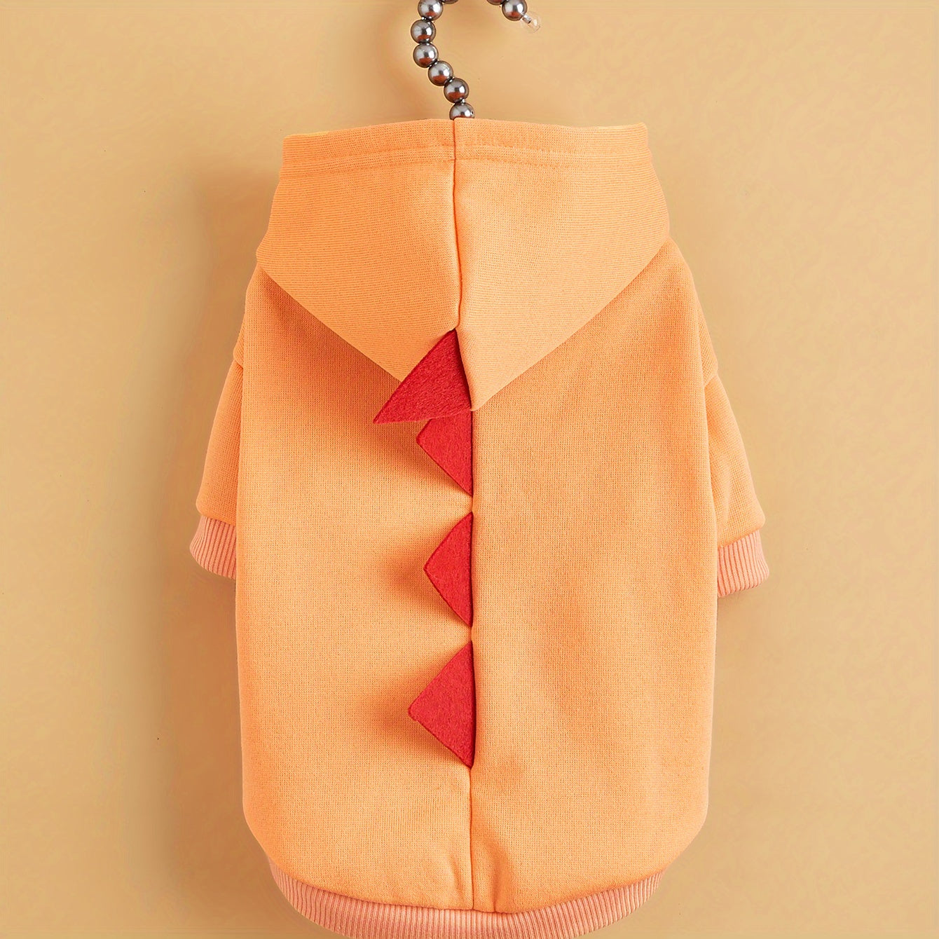 Norvo | Hund Halloween Kostyme Fleece Dinosaur Hoodie | Kjæledyrantrekk Varm