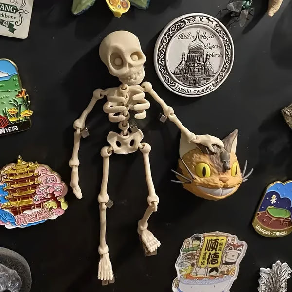 Norvo | 3D-printet vintage skjelett magnetisk figur 🎃