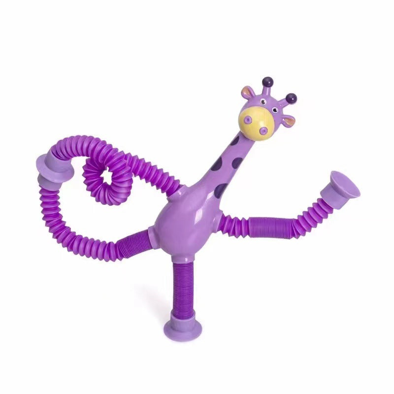 Norvo | Teleskopisk Sugekop Giraff Leketøy