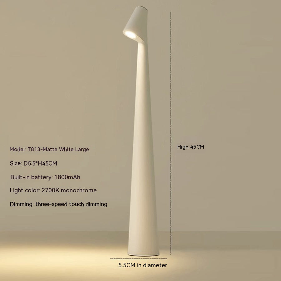 Norvo | Bordlampe Moderne Rød Metall LED Lys