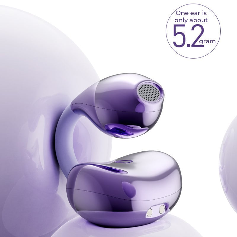 Norvo | AI Oversettelse Åpen Øre Klipp Bluetooth Hodetelefoner