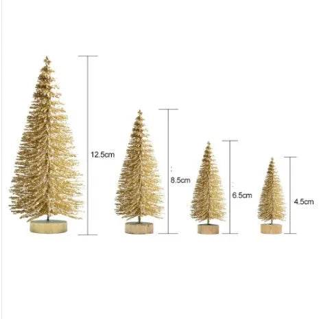 Norvo | Blå Gull Sølv Og Rød Mini Juletrær Smykker