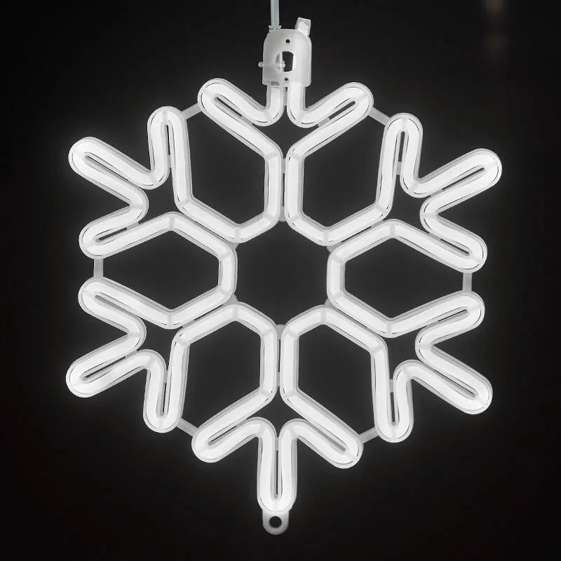 Norvo | SnowGlow - Frosted Snowflake LED lys for Vinter Eleganse