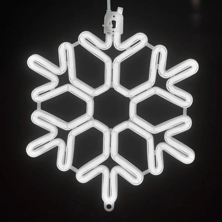 Norvo | SnowGlow - Frosted Snowflake LED lys for Vinter Eleganse