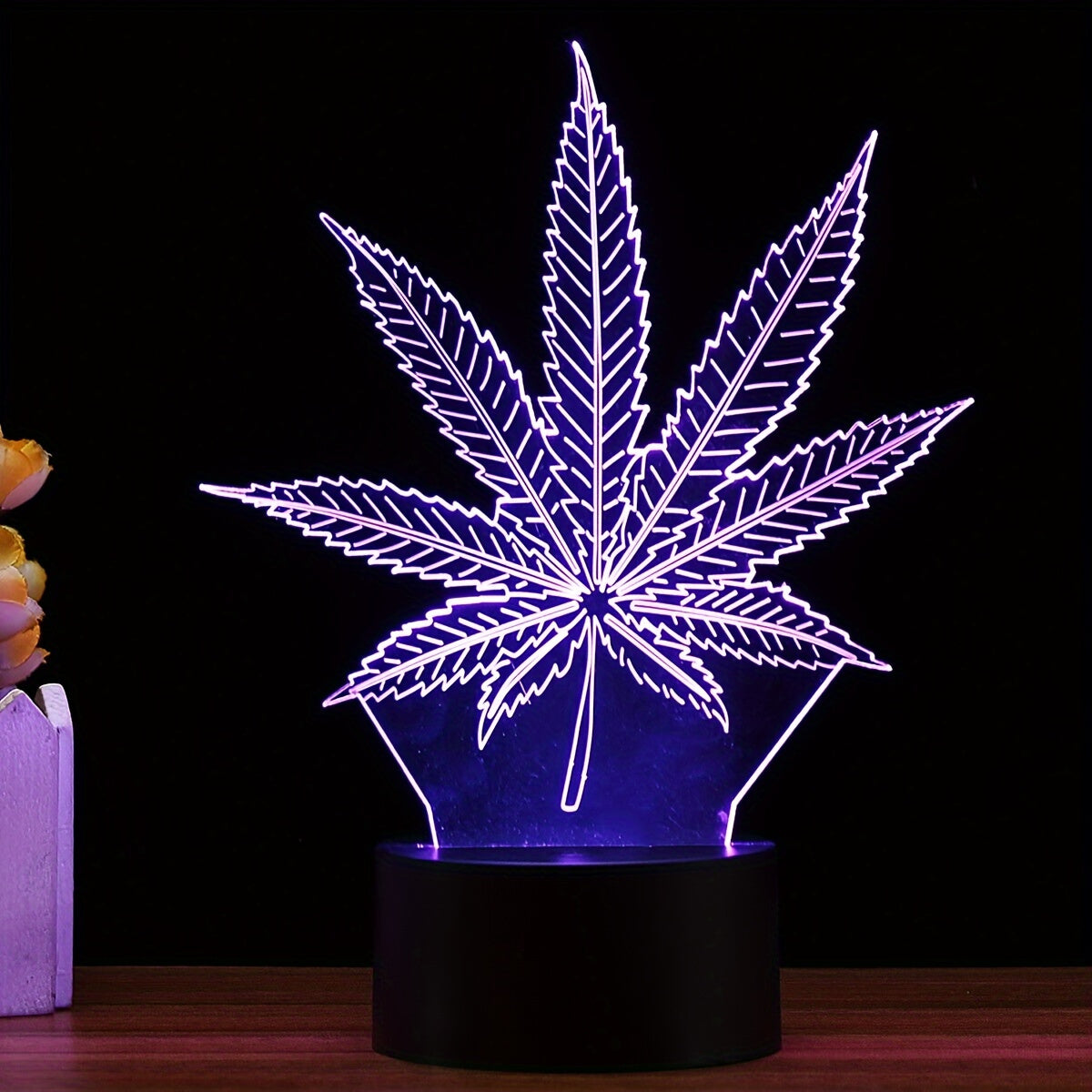 Norvo | GlowBud - 3D Hampbladlampe