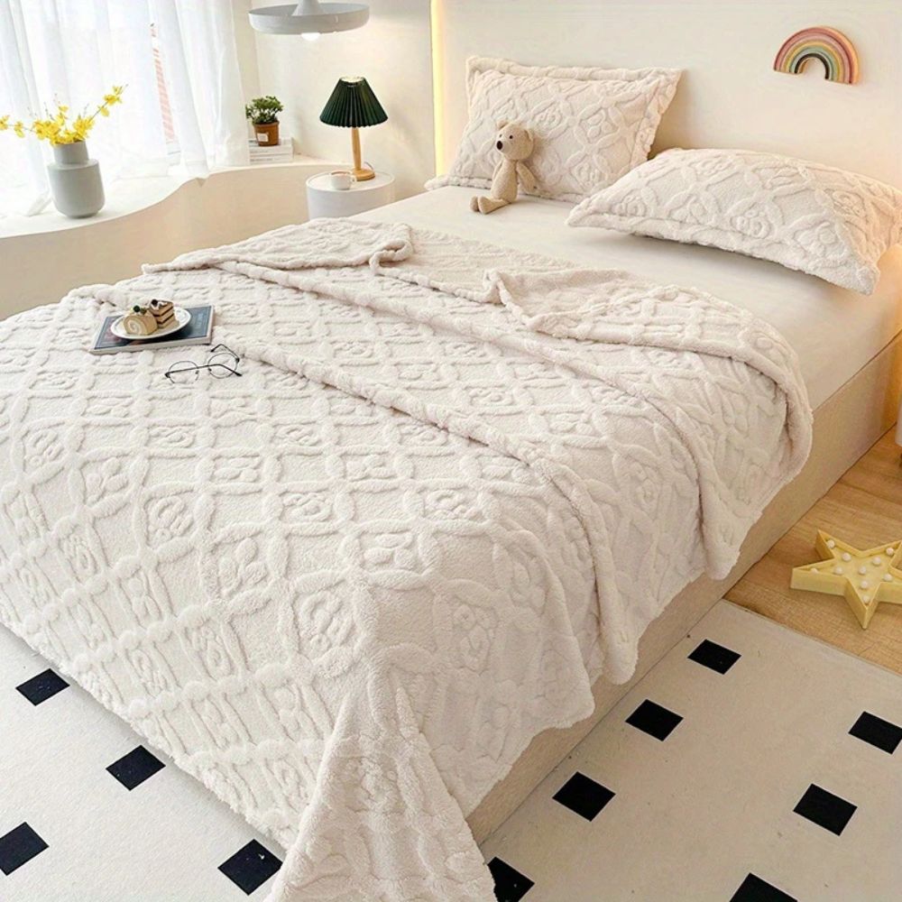 Norvo | Bladbroderi Fleece Vinterteppe