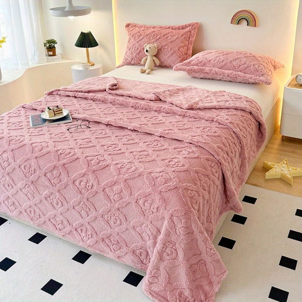 Norvo | Bladbroderi Fleece Vinterteppe