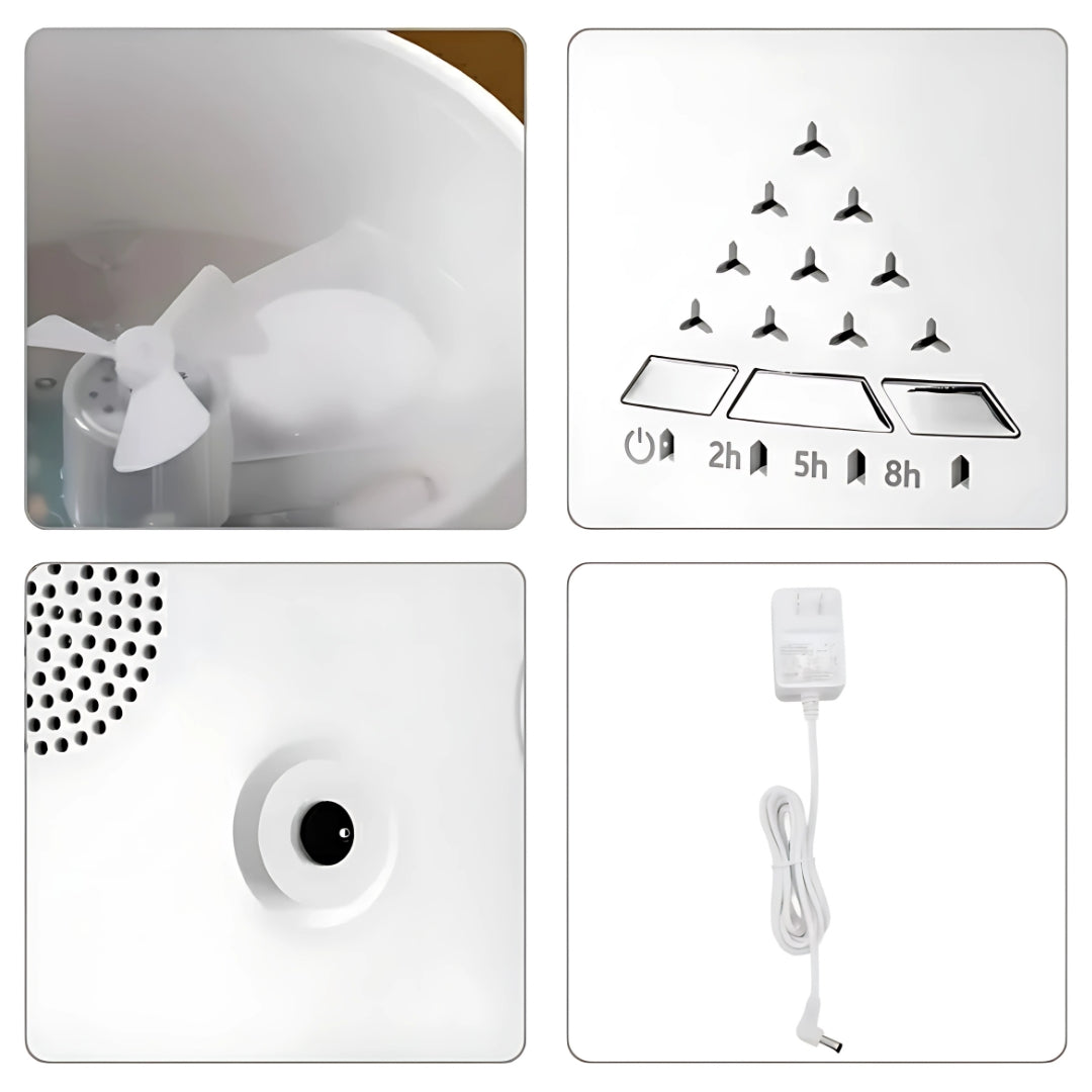 Ultralyd Stille Drift – 350 ml Tank – Søvn Avslapning – Lindrer Tørr Luft & Hjelper Bedre Pust Norvo