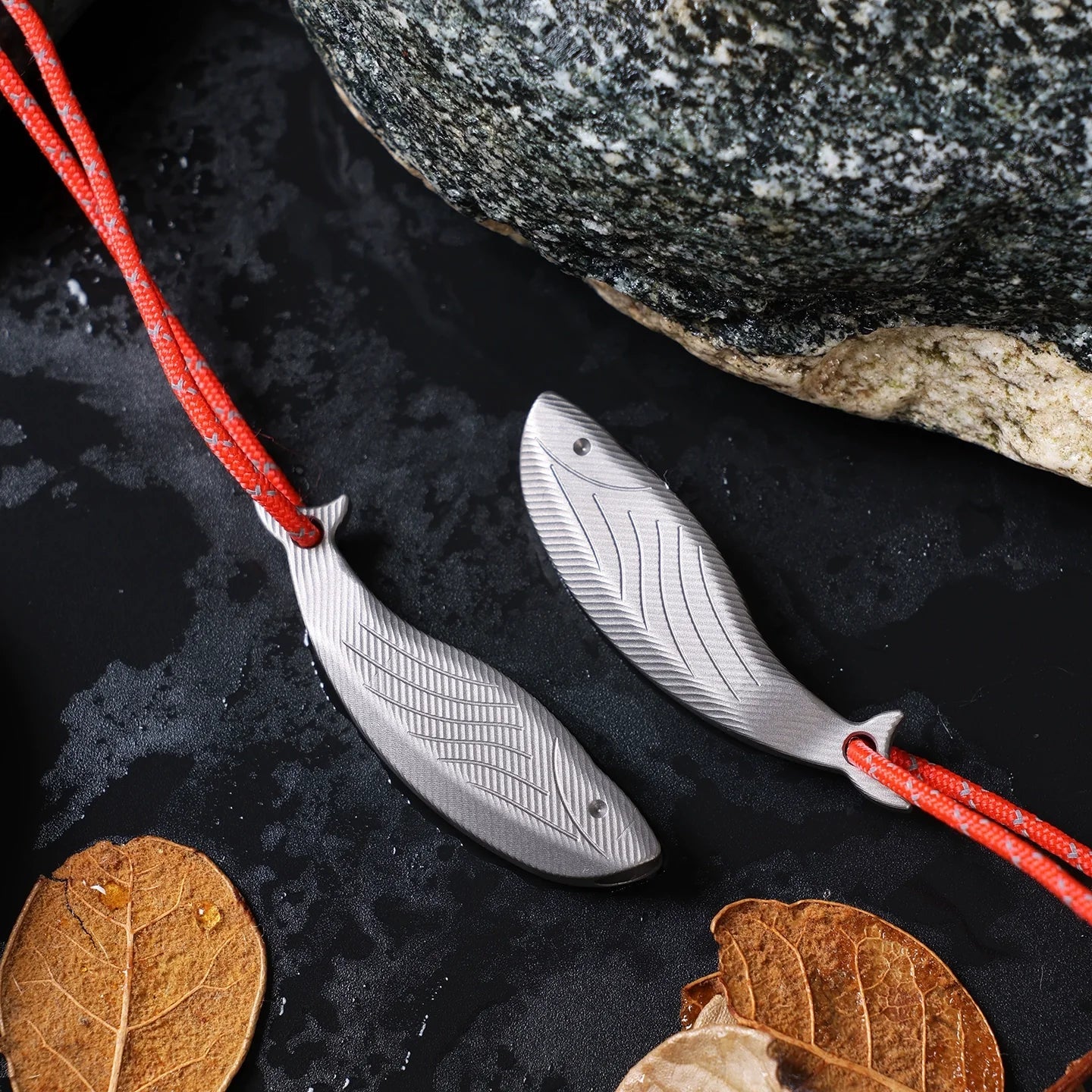 Norvo | Rent Titan Fisk-formet Overlevelsesfløyte - Høy lyd, Bærbar, Søt