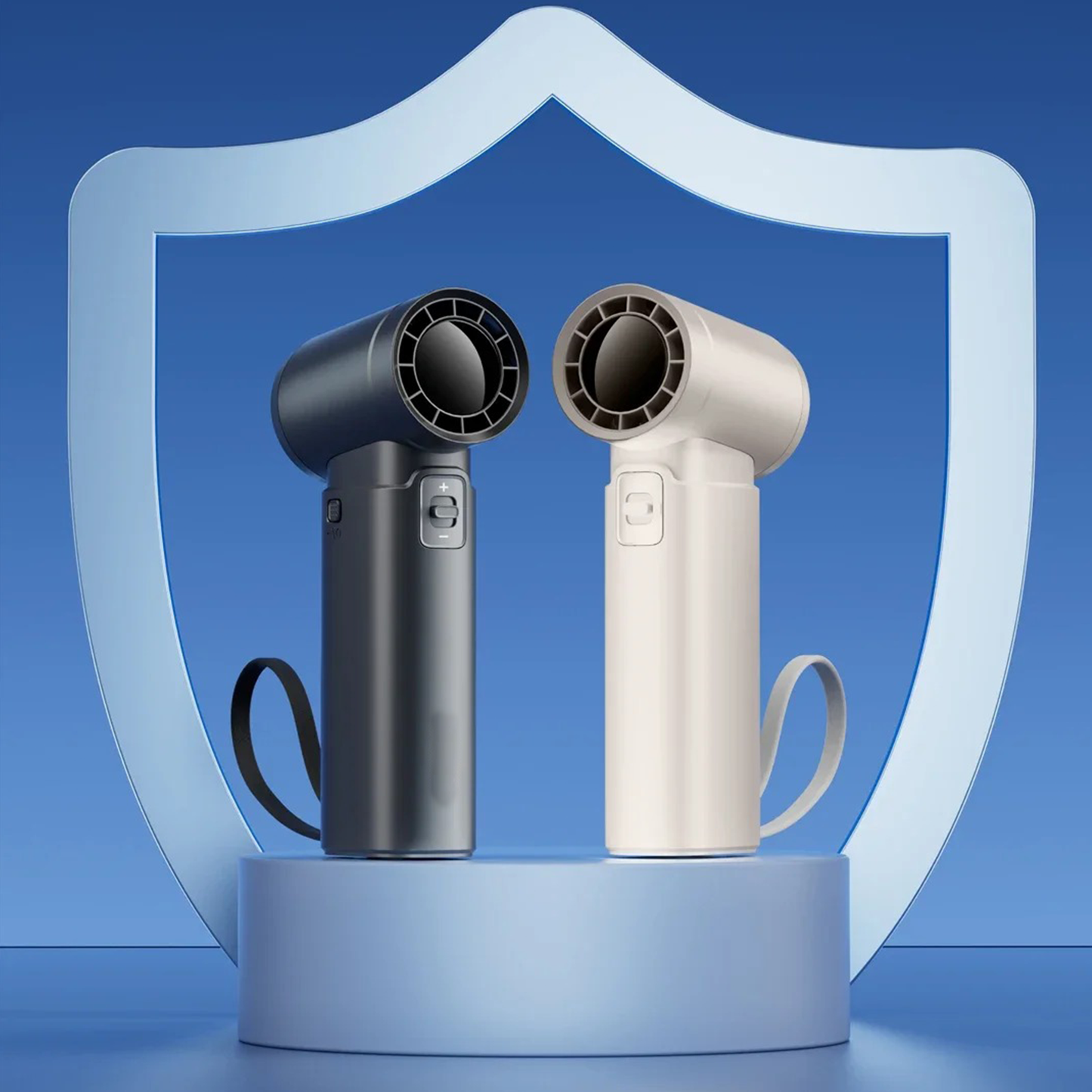 Norvo | Bærbar Håndholdt Vifte med Power Bank - Høyhastighets Kjøling med 18W Hurtiglading for Utendørsbruk