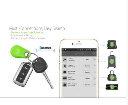 Norvo | Barn, Kjæledyr, Bil, Mini GPS Tracker Tag Sporingsfinner Enhet