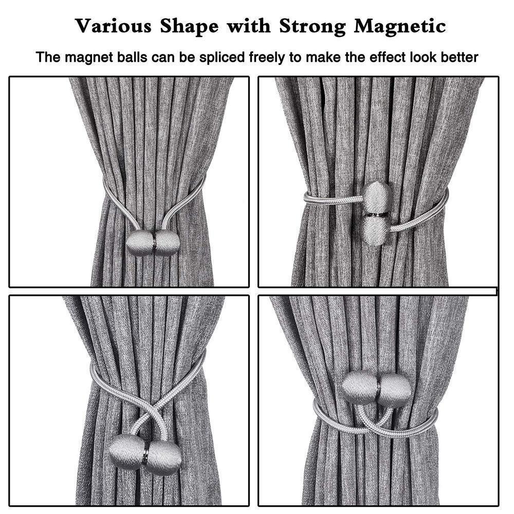Norvo | Elegant Magnetisk Gardinbøyle, 2 PC