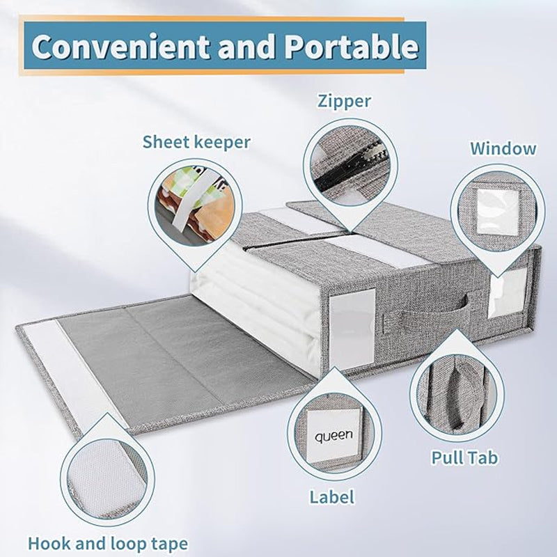 Norvo | sammenleggbar sengetøysett-organisator