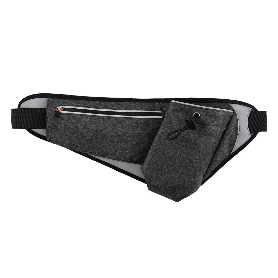 Norvo | Vanntett sports midjeveske med justerbar flaskeholder og nattreflekterende stripe, for løping, camping, jogging, fotturer, turer og mer