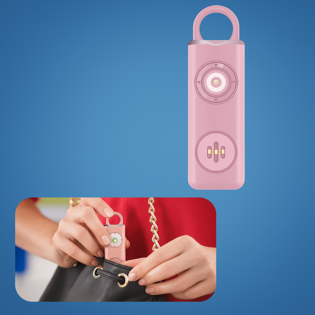 Ultra-Høyt 130 dB Sirene – Kompakt LED Fakkel Sikkerhetsenhet – For Nattgående Studenter & Pendler Norvo