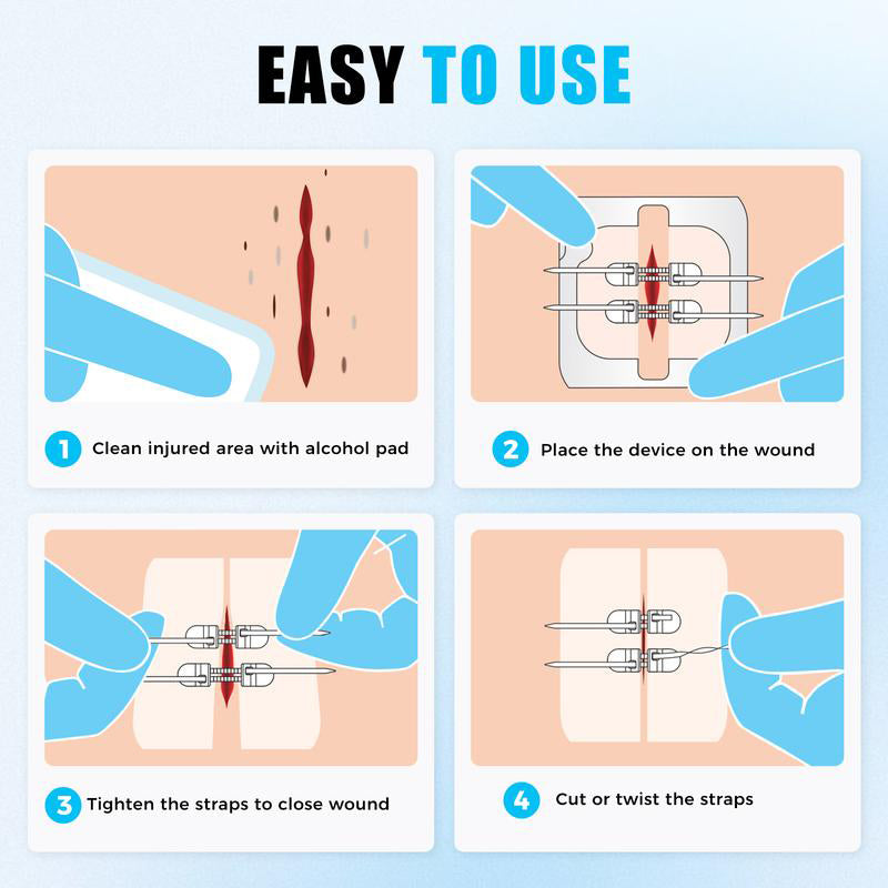 Norvo | Kompakt Reise Sikkerhetssett - Bærbar Sårbeskyttelse Skadeheling for Utendørsbruk Enkel