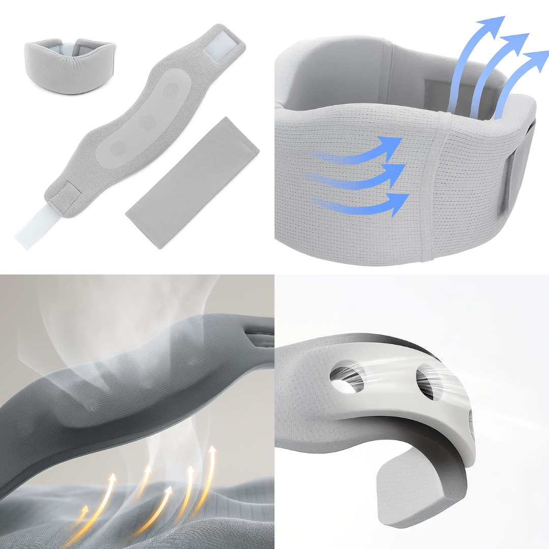 Smertelindring og holdningsstøtte – Myk skum pustende polstring – Voksne med nakkesmerter Relief Norvo