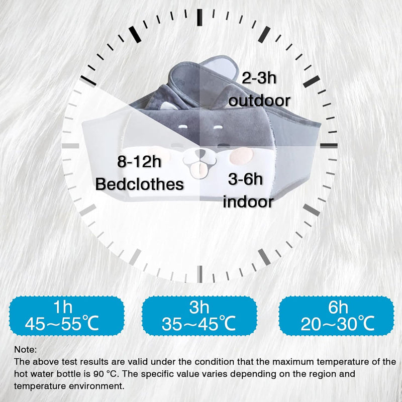 Norvo | Plysj påfyllbar varmtvannflaske belte