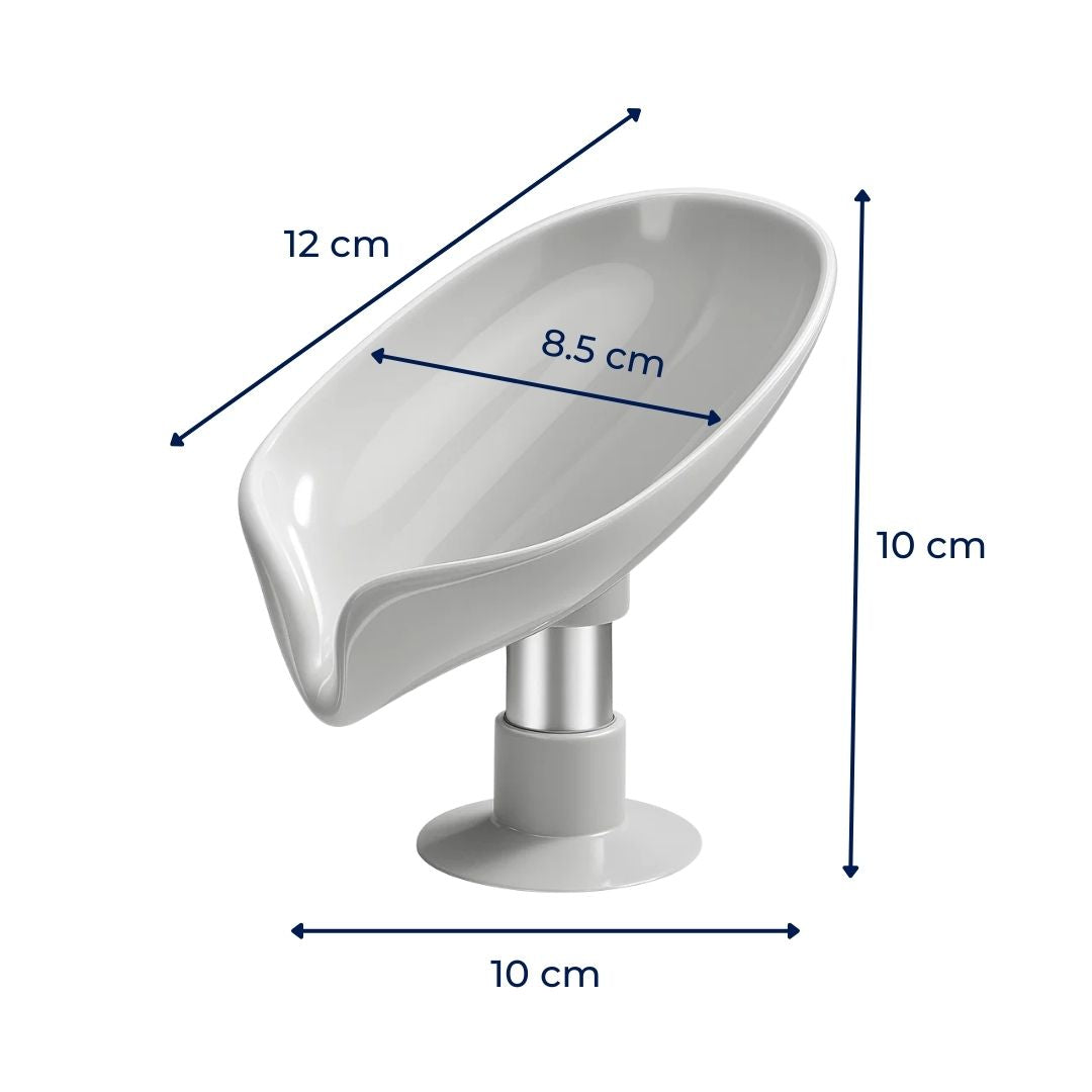Drenerende såpeholder – Hold såpen tørr – Sterk sugekopp – Ingen hullmontering – Hygienisk baderoms- og dusjlagringsløsning Norvo