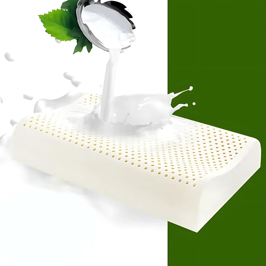 EcoNeck Comfort | 100% Naturlatex Ortopediskpute - for Nakke Smerte - Komfortabel og Støttende Pute - Bedre Søvn - Velvære Norvo