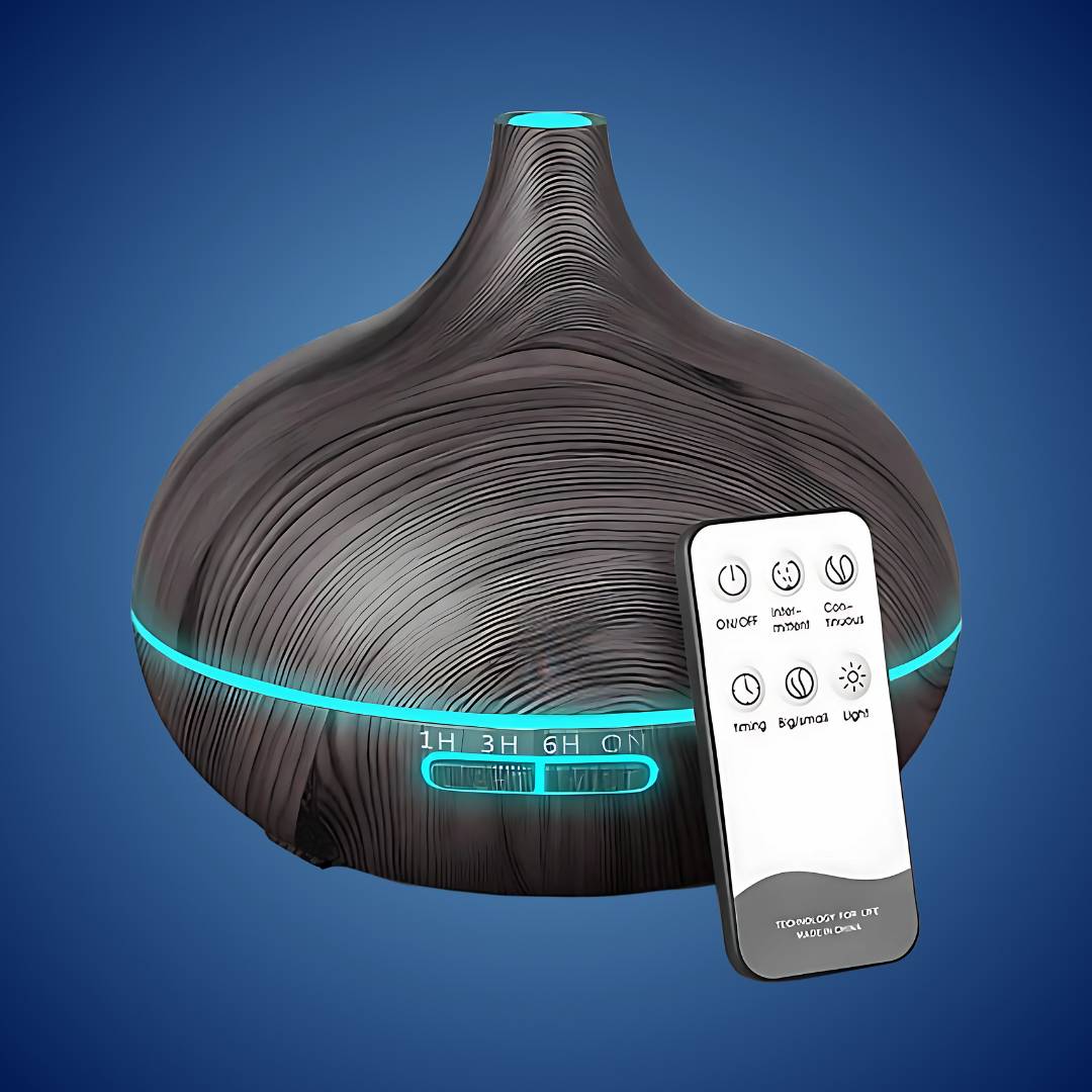 Norvo | Aroma Diffuser i treverk Fuktighetsgiver for hjemmet