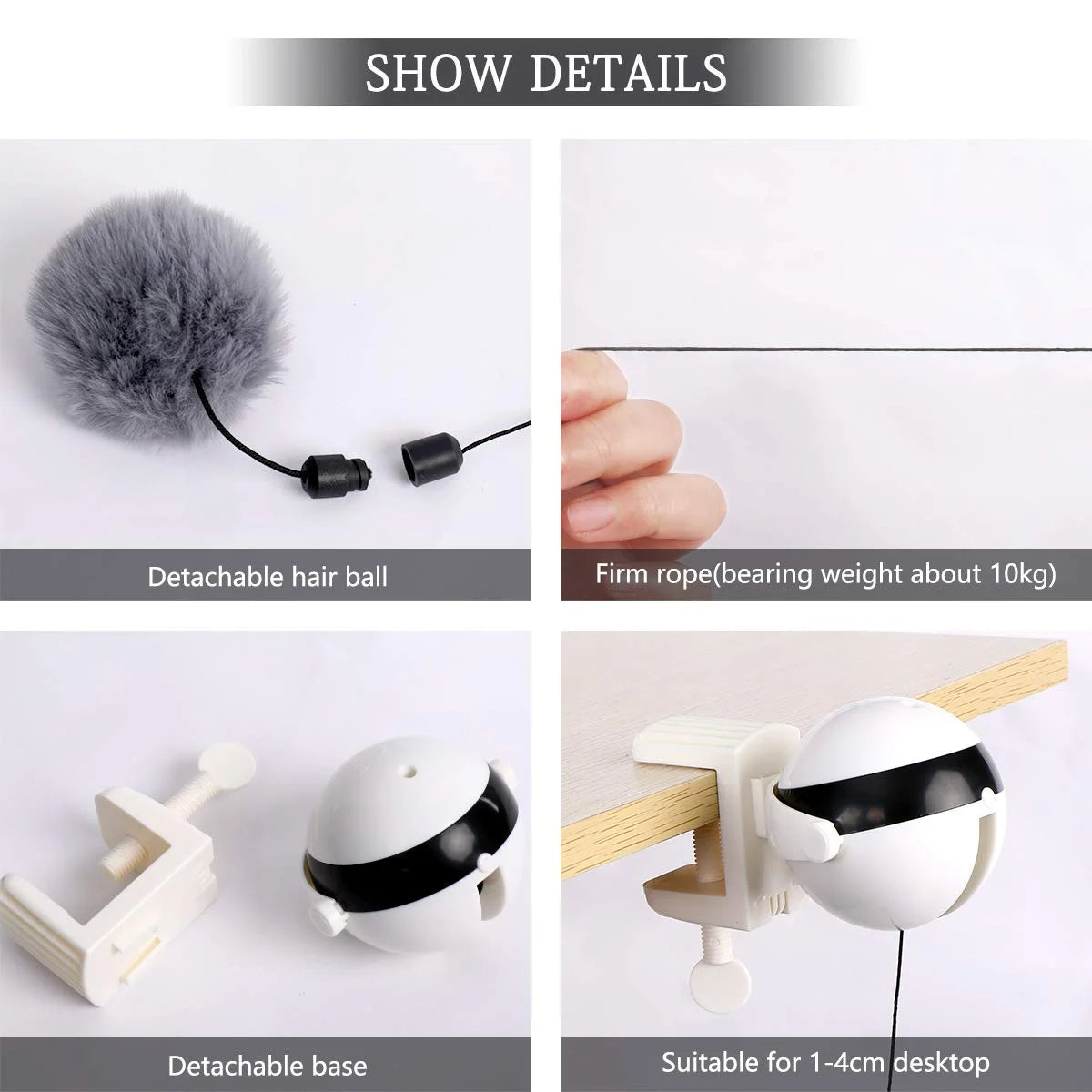 Interaktivt kattelek med automatisk snorheis