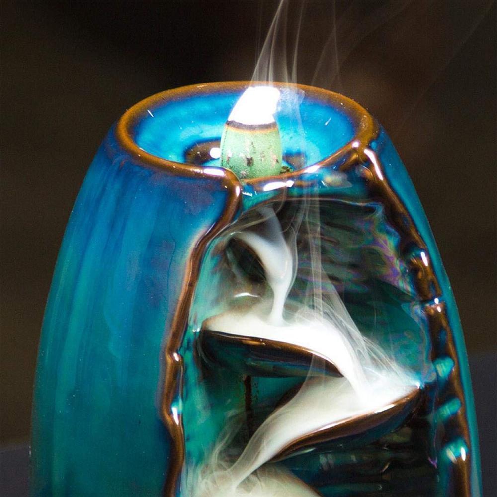 Norvo | Mountain River Waterfall Back-flow Røkelseholder