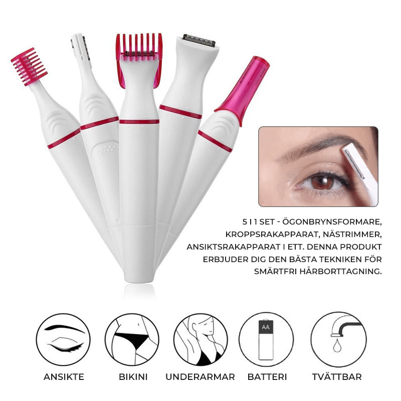 Norvo | 5 I 1 Oppladbar Epilator