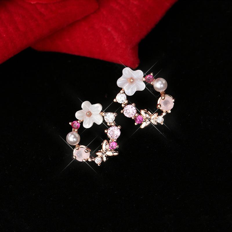 Norvo | Blomster Perle Øredobber