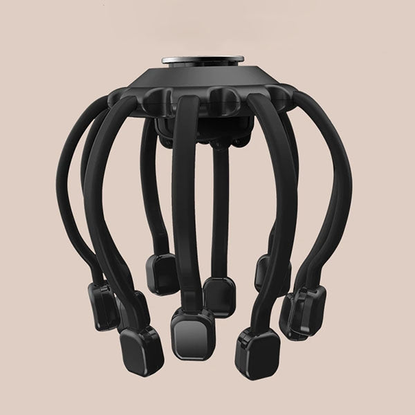 Norvo | Elektrisk Octopus Hode Massør - Beste Hode Massasje Maskin med Vibrasjons Terapi