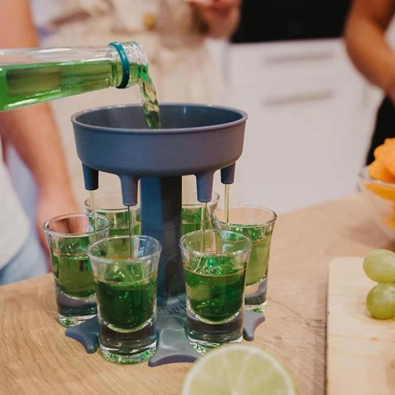 Norvo | 6 Shot Glass Dispenser og Holder