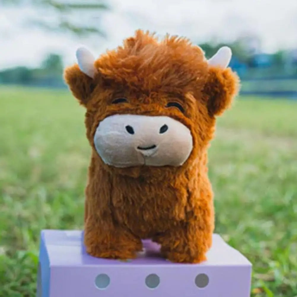 Fluffy Highland Cow Plush Toy - Adopt Highland Cow Norvo