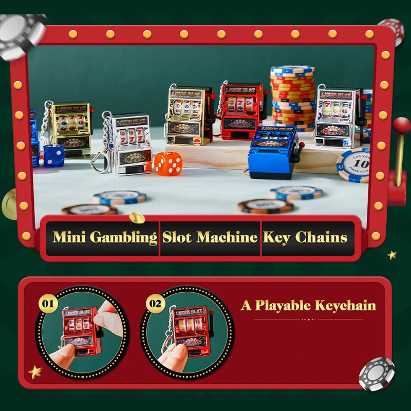 Norvo | Nøkkelring designet som en spilleautomat