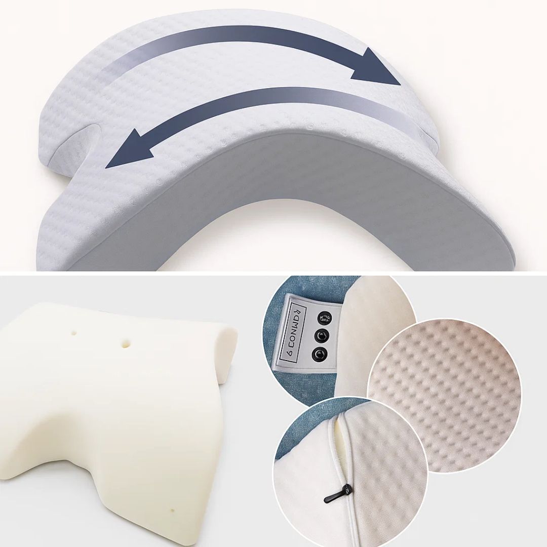 Spine Relief & Posture Alignment – Contour Memory Foam – Pain-Free Deep Sleep Support Norvo