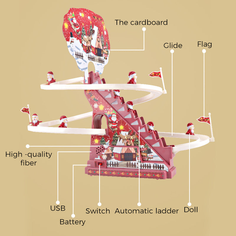 Norvo | Julemann Elektrisk Tog Glidende Leker