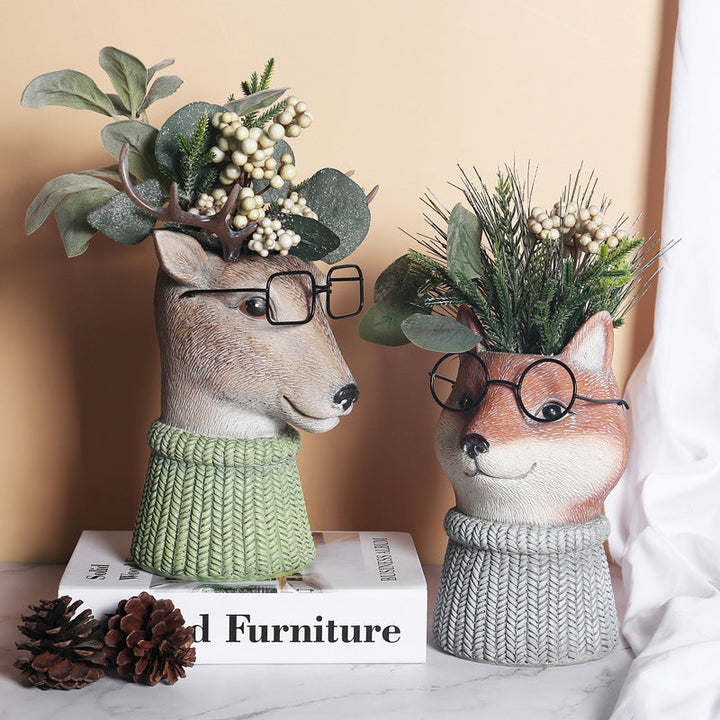 Resin Animal Flower Pot | Norvo