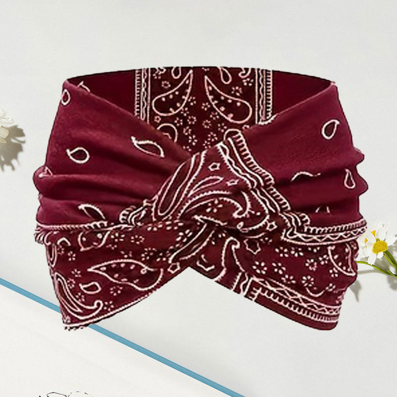 Norvo | Vintage Stil Bred Tie-Dye Hodebånd