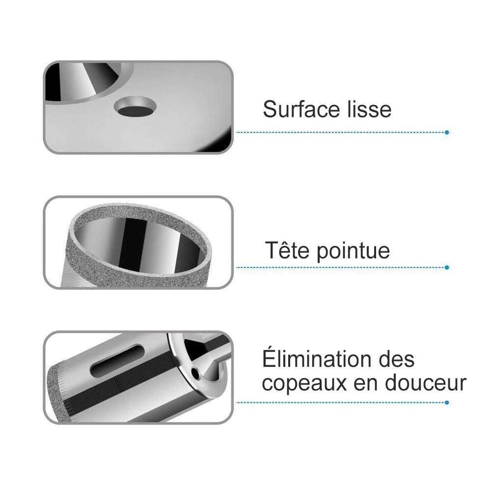 Diamant borhammer S (10 deler) | Norvo