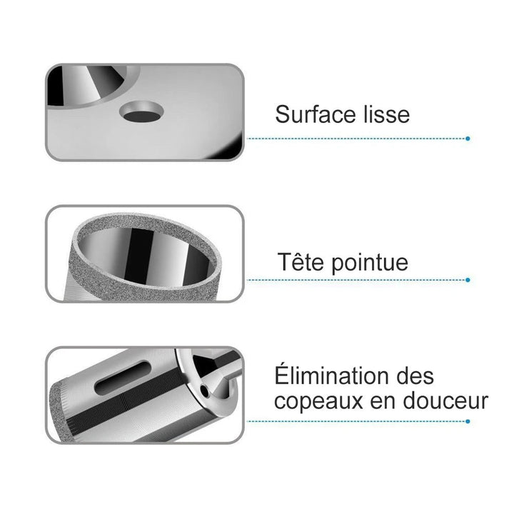 Diamant borhammer S (10 deler) | Norvo