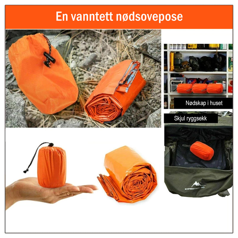Norvo | Vanntett sovepose i nødsituasjon