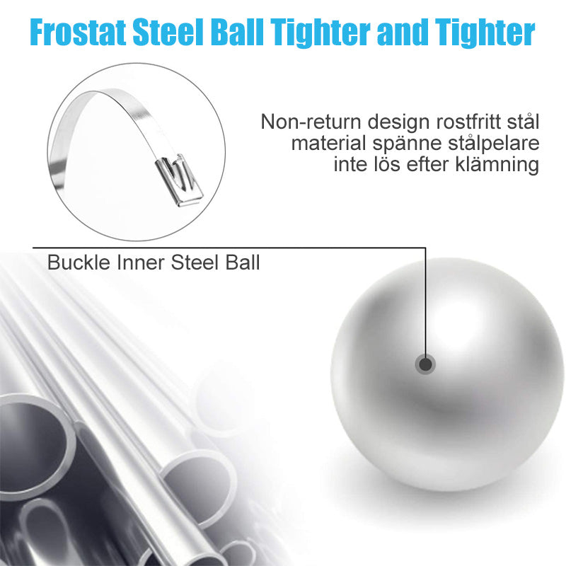 Norvo | Multifunksjonelt Tension Band Metall (100 stk)