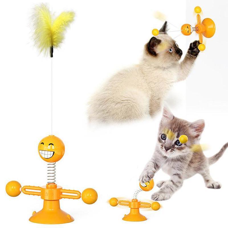 Multifunksjonelt spinning leketøy for katter | Norvo