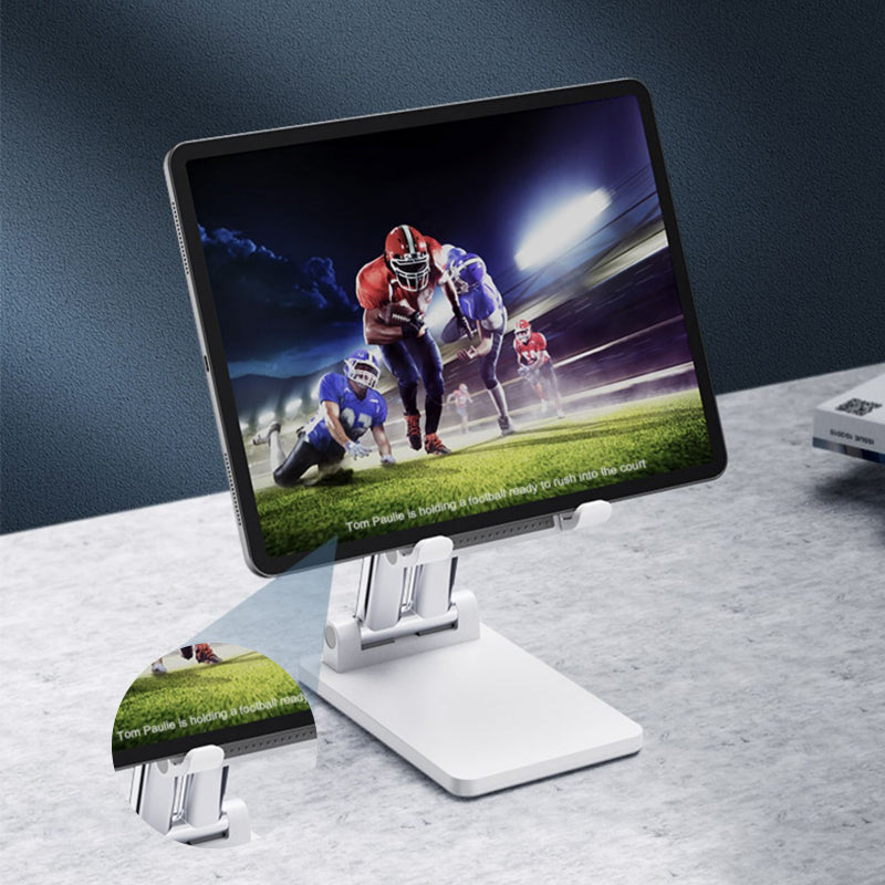 Norvo | Justerbar Ergonomisk Sammenleggbar Tablet/Telefon Stativ