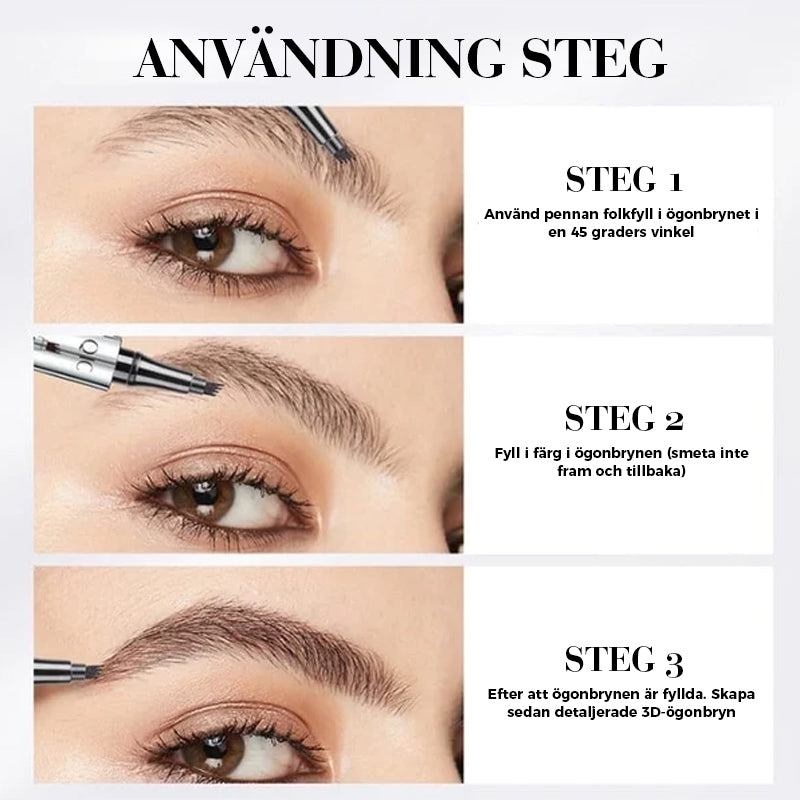 Norvo | 3D Vanntett Microblading Øyenbrynspenn