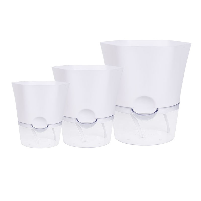 Norvo | Blomsterpotte med vannbeholder – Selvvannende blomsterpotte for stueplanter