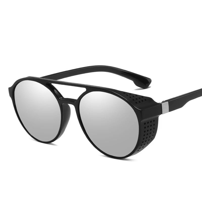 Falko Shades - Retro Rund Solbrille for Stilig Beskyttelse