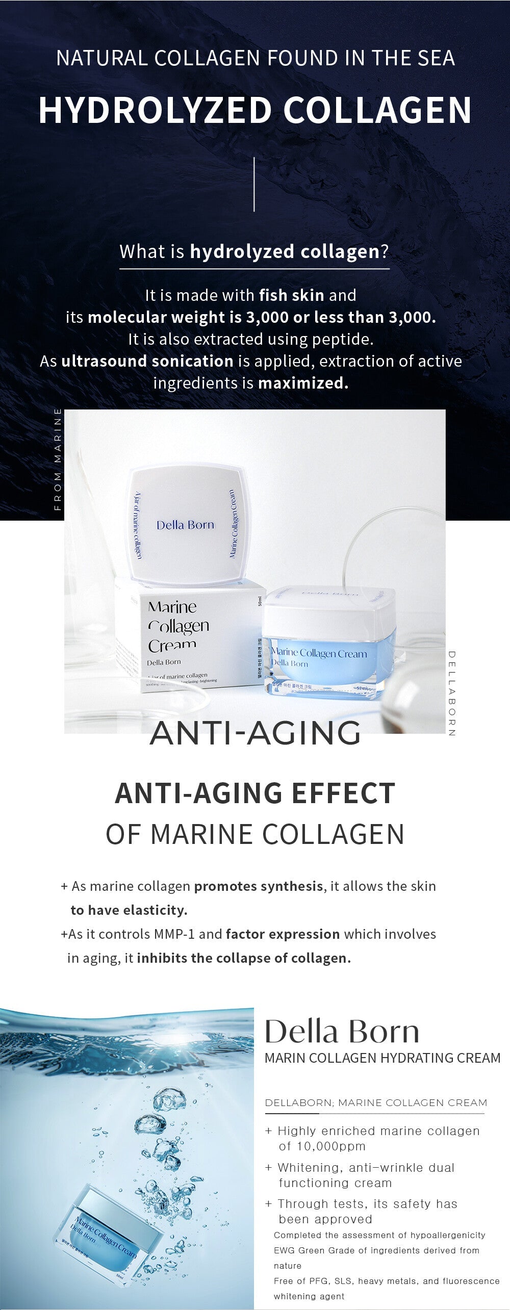 Norvo | Della Født Marine Kollagen Krem 50ml