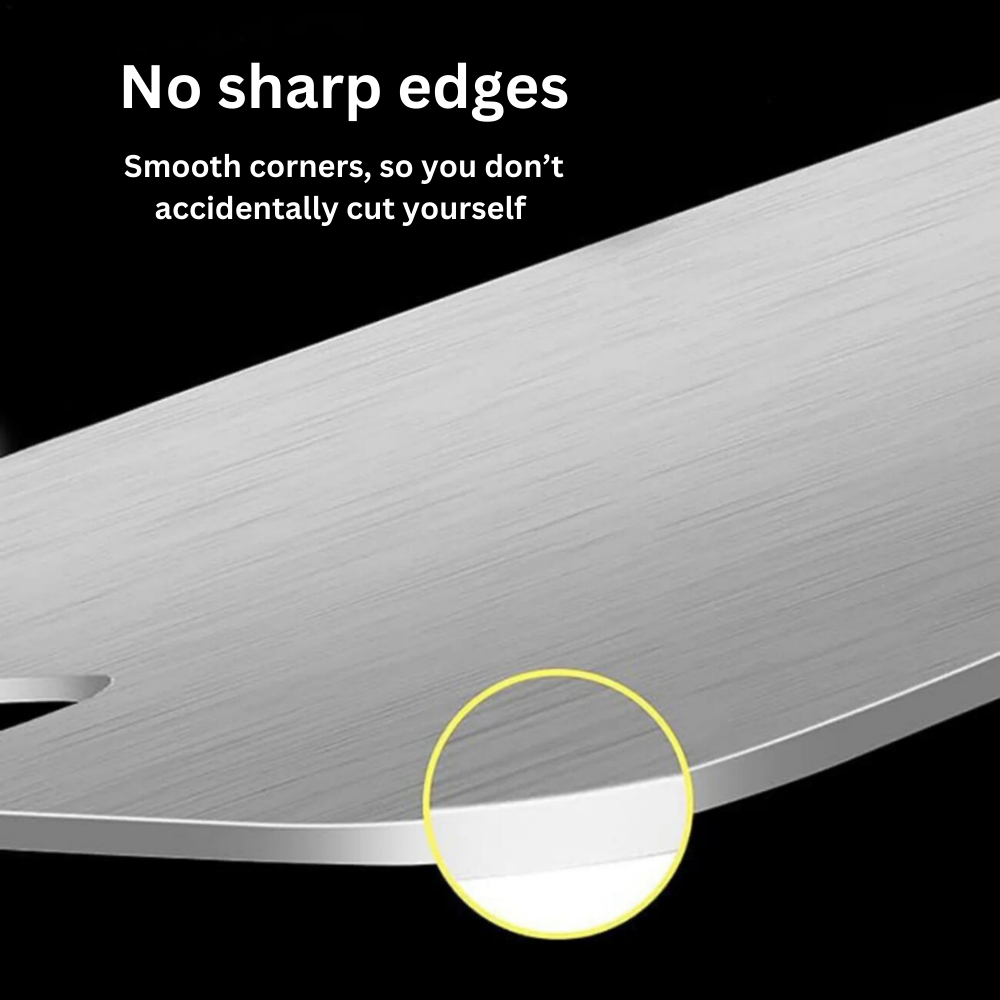 Norvo | Medisinsk Grad Titan Skjærefjøl | Holdbar, Ikke-porøs Overflate for Sikker Matlaging & Kjøkkenbruk